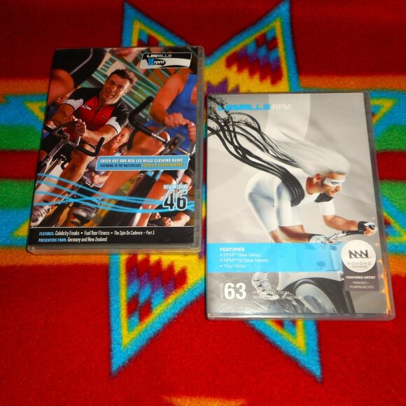Les Mills RPM 63 (DVD, Booklet & CD) + RPM 46 (DVD & Booklet Only)